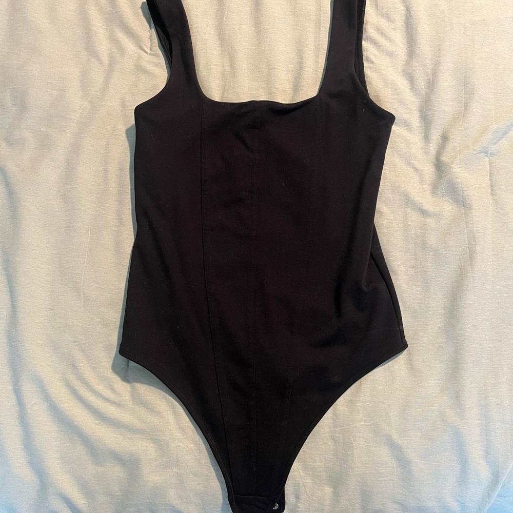 Abercrombie Black Sleeveless Bodysuit Small